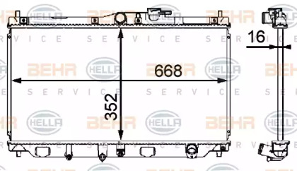 Теплообменник HELLA 8MK 376 708-131