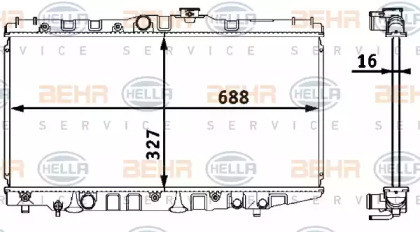 Теплообменник HELLA 8MK 376 708-151