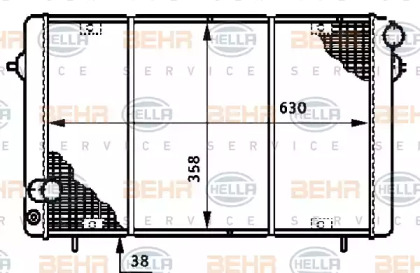 Теплообменник HELLA 8MK 376 708-481