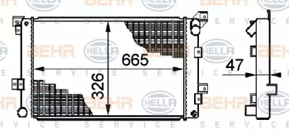 Теплообменник HELLA 8MK 376 708-511