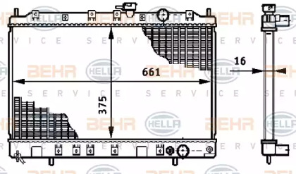 Теплообменник HELLA 8MK 376 708-641