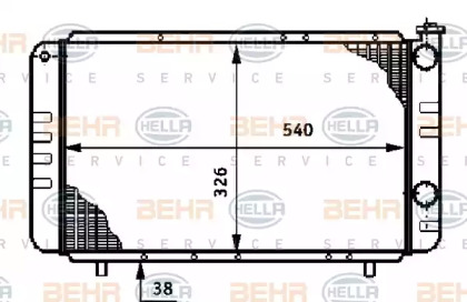 Теплообменник HELLA 8MK 376 708-701