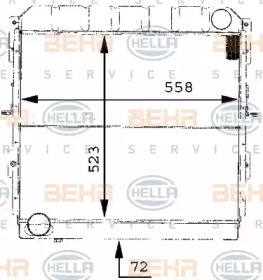 Теплообменник HELLA 8MK 376 709-231