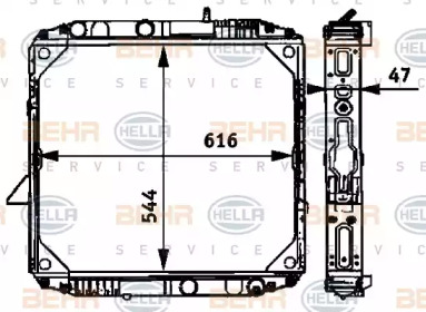 Теплообменник HELLA 8MK 376 709-751