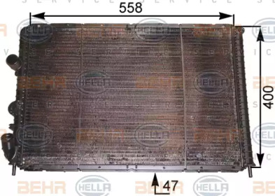 Теплообменник HELLA 8MK 376 710-211