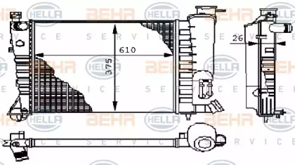 Теплообменник HELLA 8MK 376 710-241