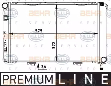 Теплообменник HELLA 8MK 376 710-591