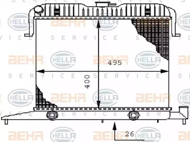 Теплообменник HELLA 8MK 376 711-041