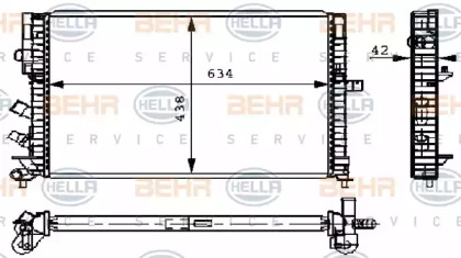 Теплообменник HELLA 8MK 376 711-211