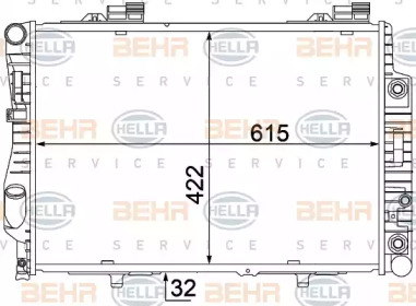 Теплообменник HELLA 8MK 376 711-234