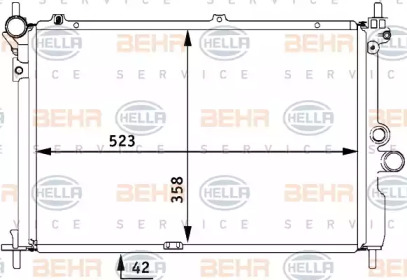 Теплообменник HELLA 8MK 376 711-751