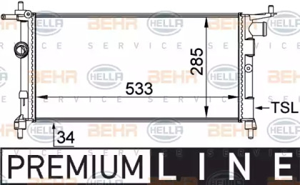 Теплообменник HELLA 8MK 376 712-001