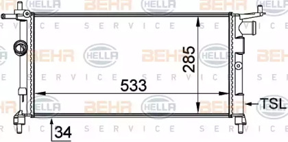 Теплообменник HELLA 8MK 376 712-004