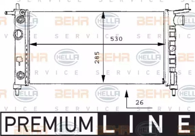 Теплообменник HELLA 8MK 376 712-011