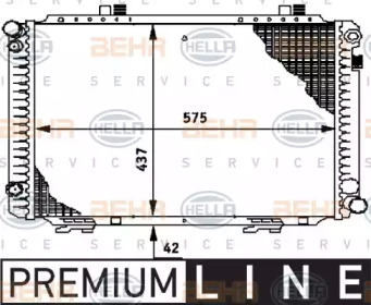 Теплообменник HELLA 8MK 376 712-321