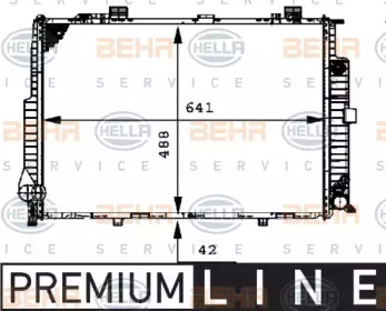 Теплообменник HELLA 8MK 376 712-401