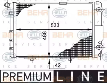 Теплообменник HELLA 8MK 376 712-461