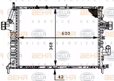 Теплообменник HELLA 8MK 376 712-604