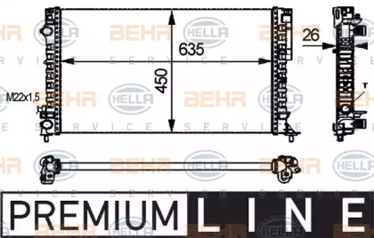 Теплообменник HELLA 8MK 376 712-681