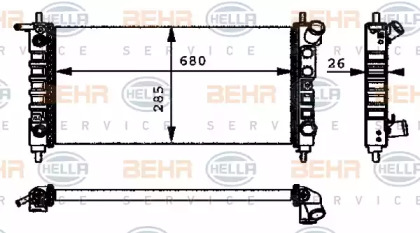 Теплообменник HELLA 8MK 376 712-711