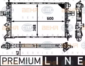 Теплообменник HELLA 8MK 376 713-001