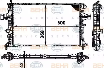 Теплообменник HELLA 8MK 376 713-004