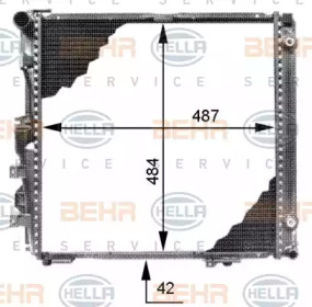 Теплообменник HELLA 8MK 376 713-294