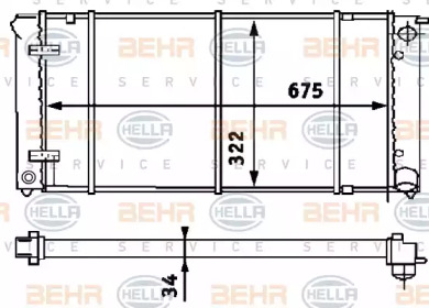 Теплообменник HELLA 8MK 376 713-314