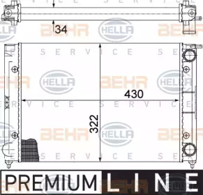 Теплообменник HELLA 8MK 376 713-331