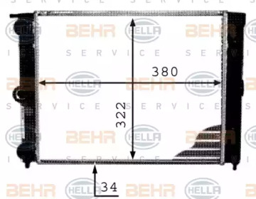 Теплообменник HELLA 8MK 376 713-341