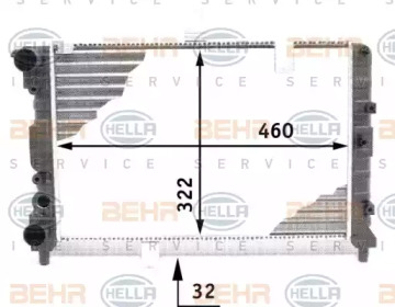 Теплообменник HELLA 8MK 376 713-481