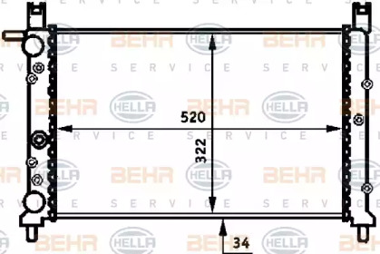 Теплообменник HELLA 8MK 376 713-531