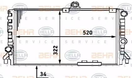 Теплообменник HELLA 8MK 376 713-551