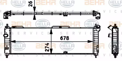 Теплообменник HELLA 8MK 376 713-574