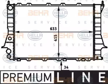 Теплообменник HELLA 8MK 376 713-601