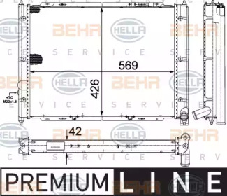 Теплообменник HELLA 8MK 376 713-631