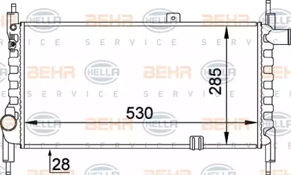 Теплообменник HELLA 8MK 376 714-281