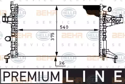 Теплообменник HELLA 8MK 376 714-361