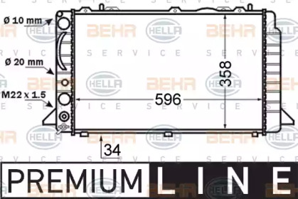 Теплообменник HELLA 8MK 376 714-461