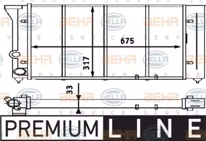 Теплообменник HELLA 8MK 376 714-561