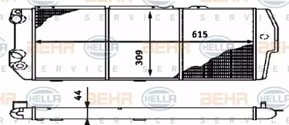 Теплообменник HELLA 8MK 376 714-581