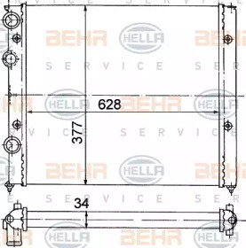 Теплообменник HELLA 8MK 376 714-741