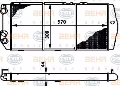 Теплообменник HELLA 8MK 376 715-001