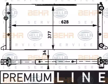 Теплообменник HELLA 8MK 376 715-021