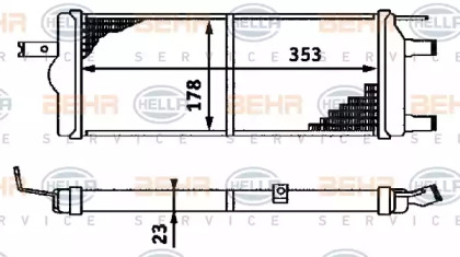 Теплообменник HELLA 8MK 376 715-051