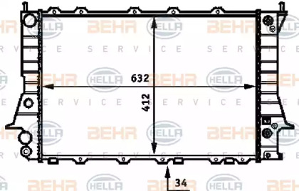 Теплообменник HELLA 8MK 376 715-081