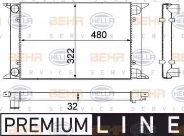 Теплообменник HELLA 8MK 376 715-131