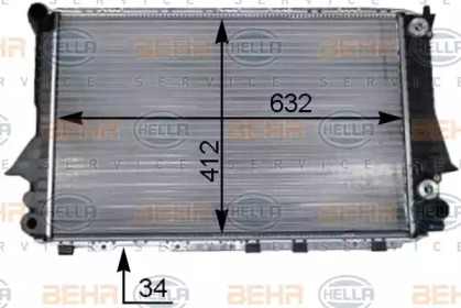 Теплообменник HELLA 8MK 376 715-264