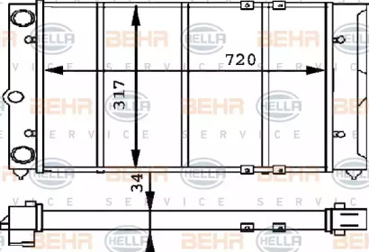 Теплообменник HELLA 8MK 376 715-281