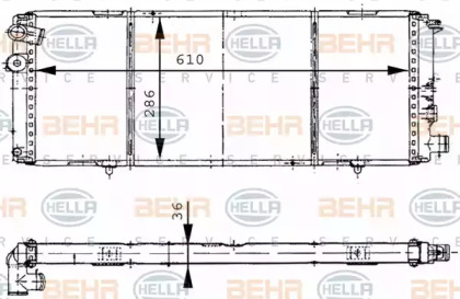 Теплообменник HELLA 8MK 376 715-351